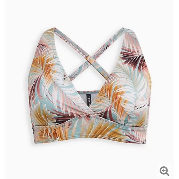 Torrid Leaf Shine Bikini Swim Set - Picture 4 of 5